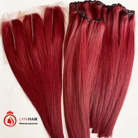 99j straight hair bundles with closure
