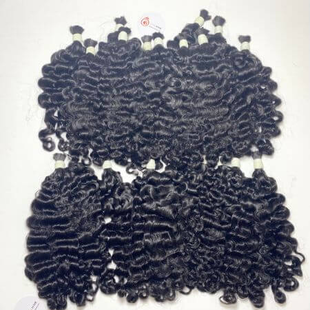 curly bulk human hair extensions for braiding