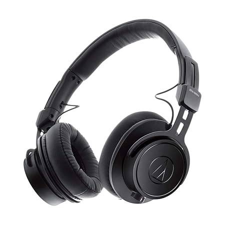 Audio-Technica ATH-M60X Wired On Ear DJ Headphones Without Mic (Black)