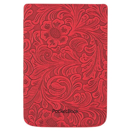 Калъф на цветя за електронен четец PocketBook HPUC-632-R-F, червен - 3