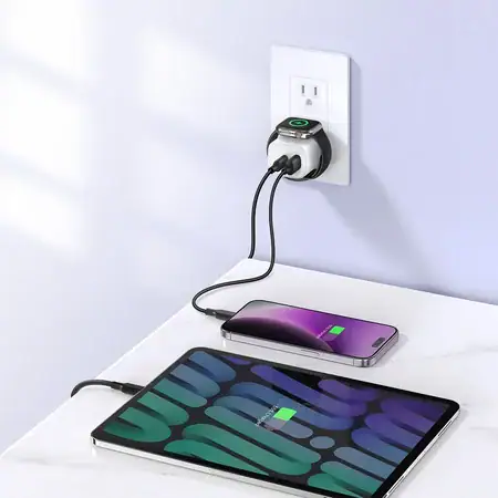 Бързо зарядно устройство Xmart – RCE-2301ACL, Зареждане на часовник, 22W, Бяло - 6