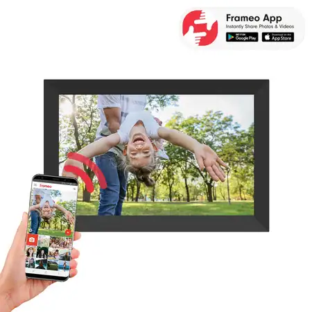 Дигитална фоторамка Xmart - DF1024W, Wi-Fi, Черна - 3