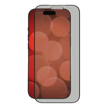 Прозрачен стъклен протектор с филтър за поверителност Displex Real Glass 3D Privacy за цял екран на Apple iPhone Air. Здраво темперирано стъкло 10H защитаващо при удар. Комплект с рамка за лесен монтаж - 6