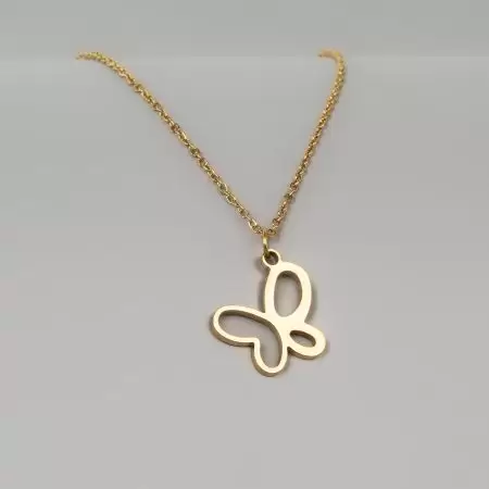 CADENA MARIPOSA MUJER LZ