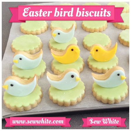 Easter bird biscuits