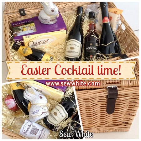 Sew White aldi cocktail drinks Easter hamper 1