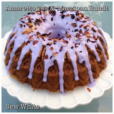 Sew White Amaretto tea and marzipan bundt recipe uk 1