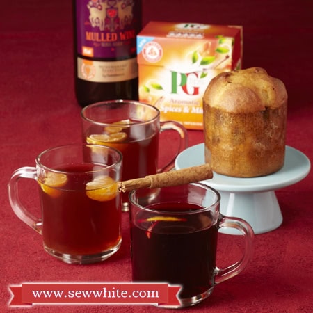 Sew White Christmas 2014 food and drink 7 mulled wine