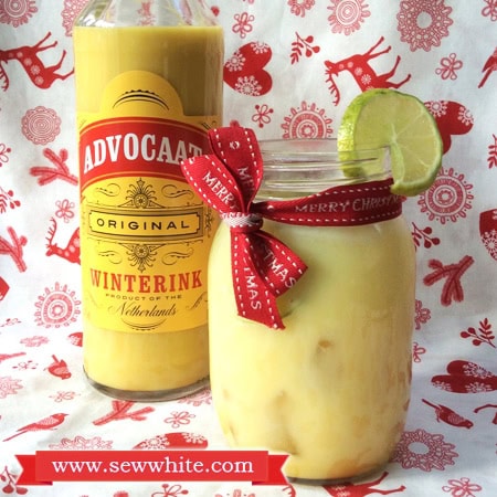 Sew White Christmas cocktails Aldi Advocaat 2