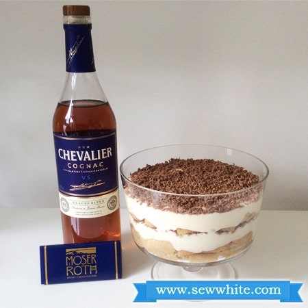 Sew White chocolate and Cognac tiramisu 1