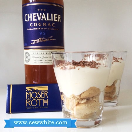 Sew White chocolate and Cognac tiramisu 2