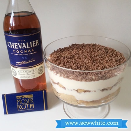 Sew White chocolate and Cognac tiramisu 3