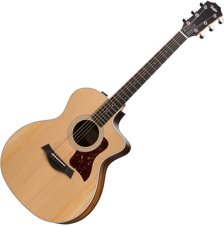 presentation de face guitare grand auditorium taylor 214 ce