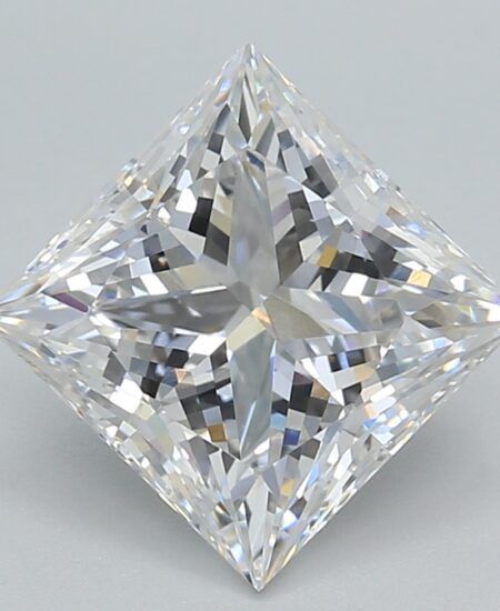 3.02 ct Princess Lab-Diamond