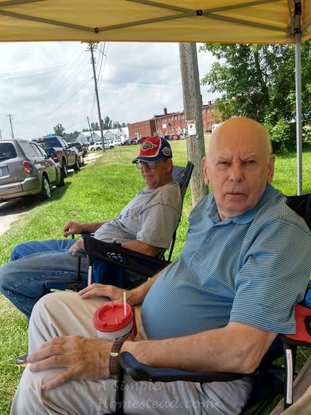 Independence Day parade - Papa and Da