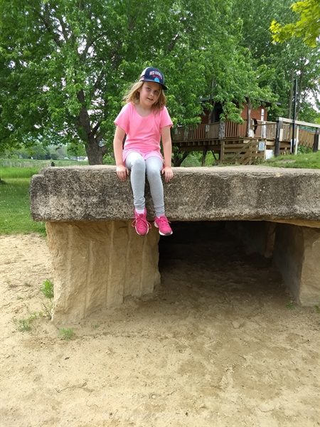 Natural playground at Houston MN