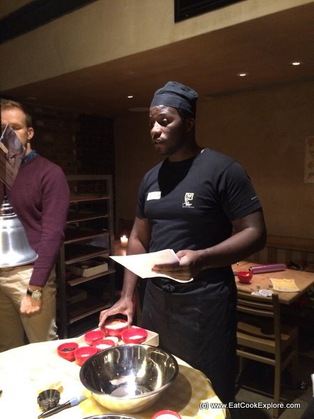 Didier, our Baking Instructor Baking Lesson Le Pain Quotidien