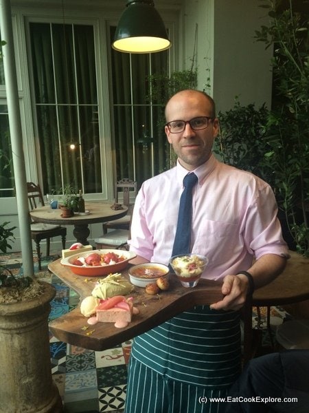 The Pig Hotel Restaurant dessert tray
