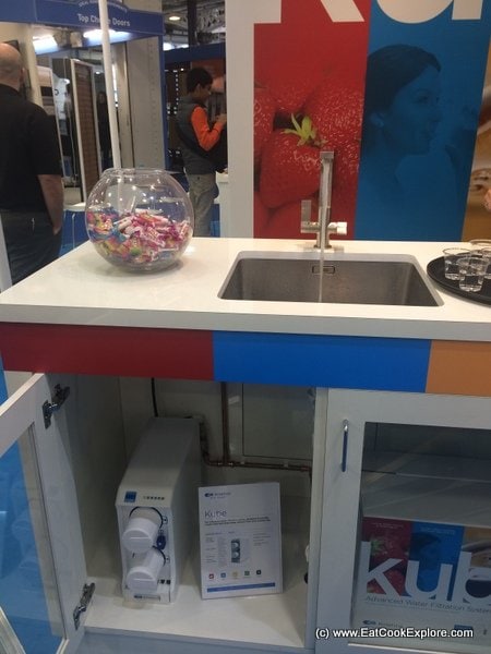 Kinetico Kube Water filter fits under the sink