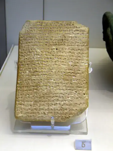 Cuneiform clay tablet from Egypt's diplomatic archive