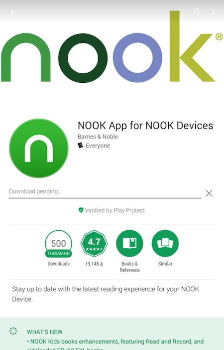 How-to-Set-Automatic-Update-on-Nook-Reading-App