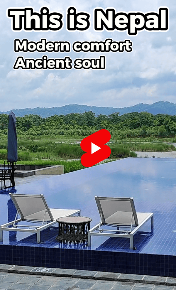 Infinity Pool in Tiger Zone- Luxury Travel in Nepal