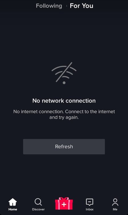 No-Network-Connection-Error-on-TikTok