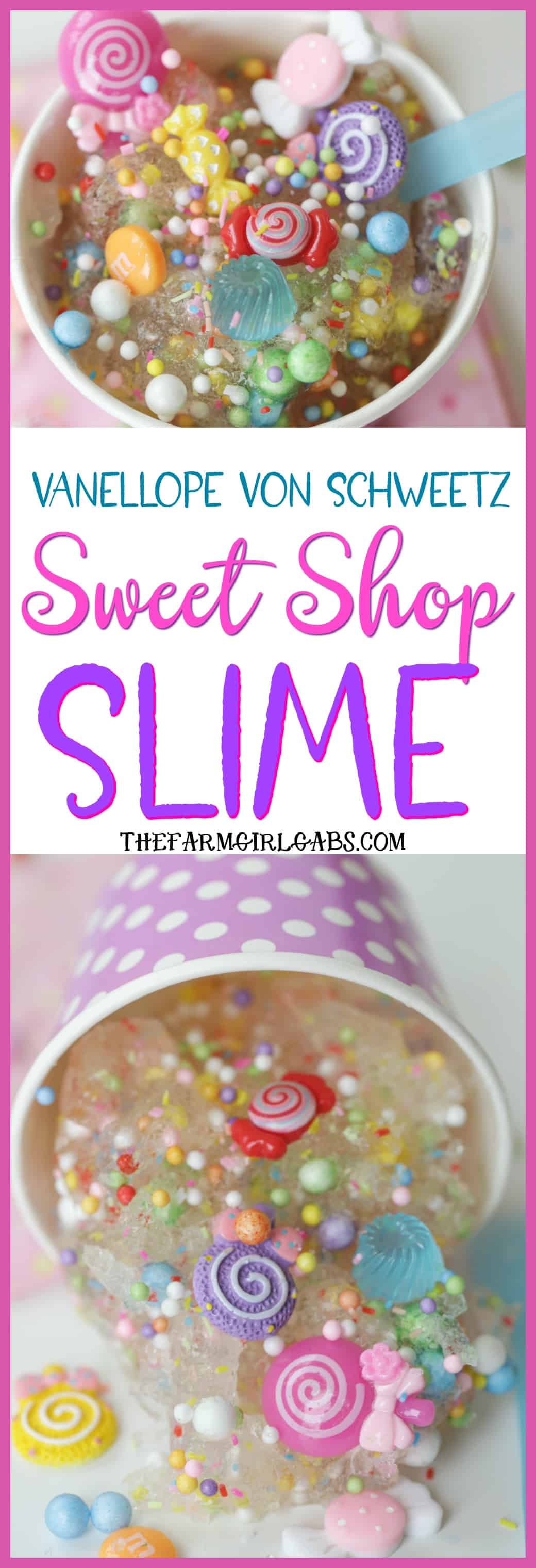 Kids will love creating some sticky fun with this Vanellope von Schweetz Sweet Shop Slime recipe. #slime #slimerecipe #wreckitralph #Disneycraft #vanellopevonschweetz #waltdisneyworld