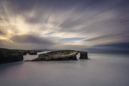 playa de las catedrales fotografía