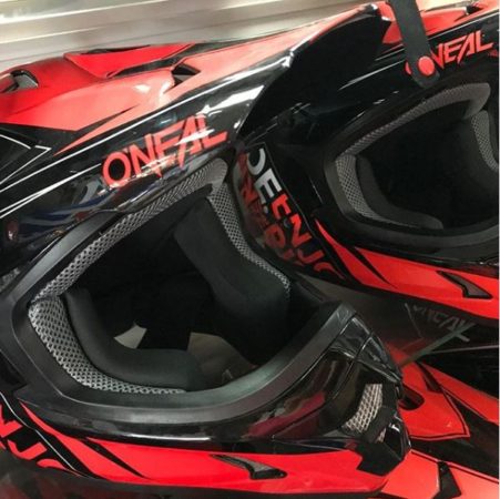Motorbike helmet representing frugal choices around hobbies