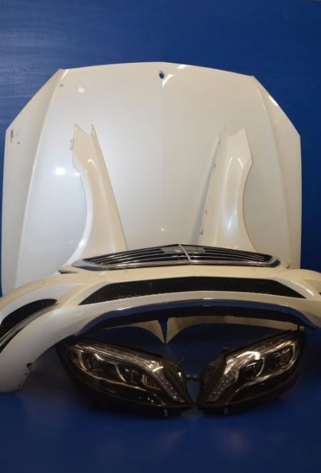 MERCEDES S KLASA W222 MASKA LAMPA GRIL ZDERZAK AMG