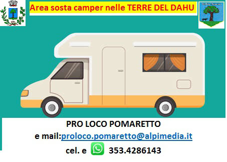 Area sosta camper nelle terre del Dahu e attività sportive ricreative – Pomaretto (TO)