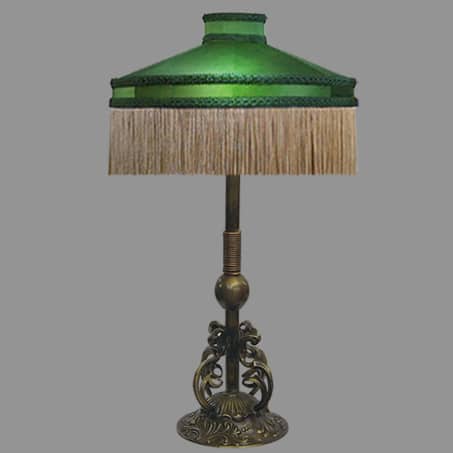 Art Nouveau Table Lamp Green shade
