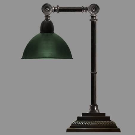 Desk Lamp Antique finish Swivel Arm
