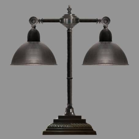 Double Desk Lamp Antique with Swivel Arm