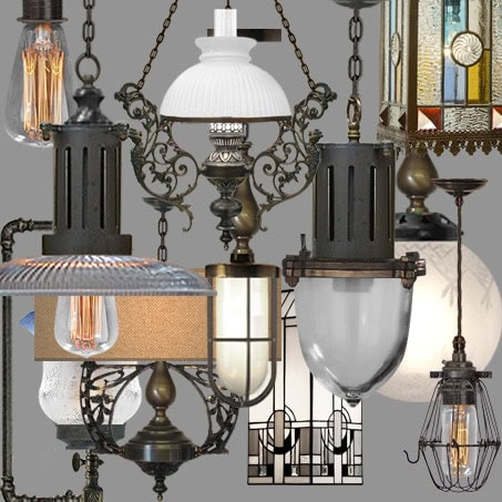 Image showing Selection of Single Pendants.