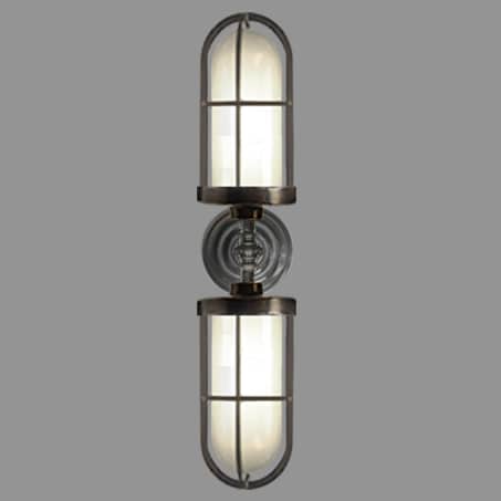 Double Cage Wall Light