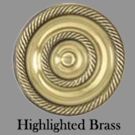 Metal Finish Highlighted Brass