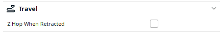 cura z hop when retracted checkbox