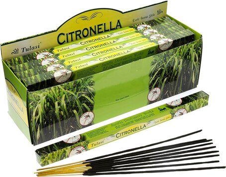 Encens Tulasi Citronnelle 8 bâtonnets
