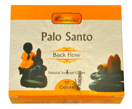 Encens Aromatika Palo Santo 10 cônes Backflow