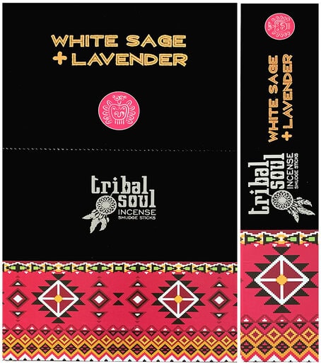 Encens Tribal Soul Sauge Blanche & Lavande 15g