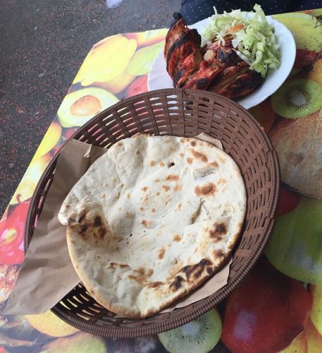 Tandoori roti naan Indian flatbread