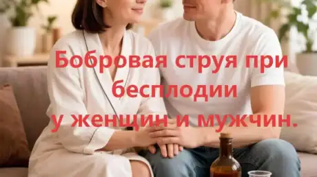 Бобровая струя при бесплодии