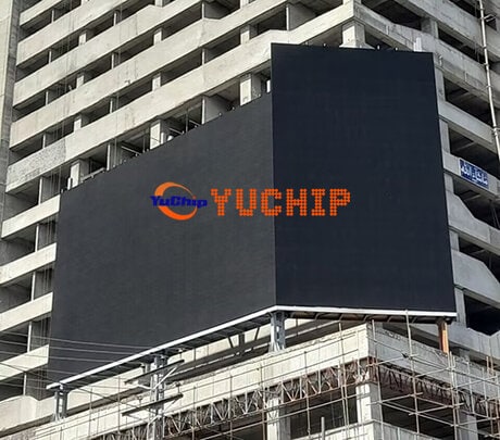 Completed Outdoor Advertising LED Display in Lahore