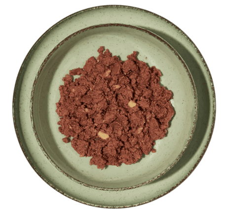 Grain Free Cordero y Cerdo Paté para perro, detalle