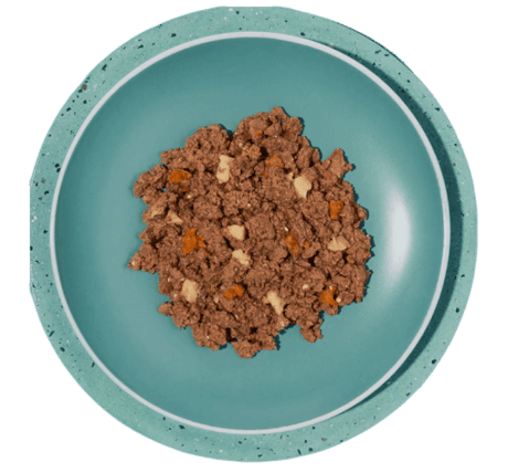 Grain Free Ternera Paté para perro, detalle
