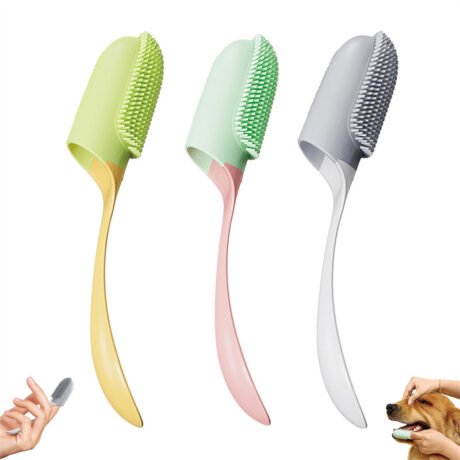 Spazzolino da Dito in Silicone per Cani e Gatti – Pulizia Dentale Delicata ed Efficace