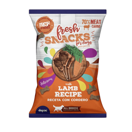 Fresh Low Grain Cordero Snack Semihumedos 70gr Para Perros