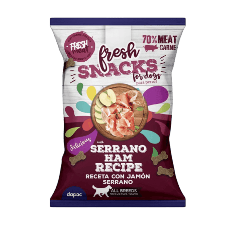 Fresh Low Grain Jamón Snack Semihumedos 70gr Para Perros